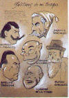 Los polticos argentinos ms influyentes de 1951, por Ramn Columba, taqugrafo del Senado de la Nacin y luego editor de la primera revista de historietas de la Argentina: El Tony.