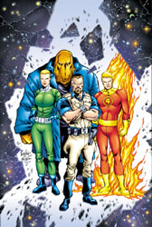Ilustracin para la portada de Fantastic Four # 47