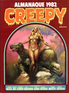 Boris Vallejo, autor de la portada de Creepy Almanaque 1982