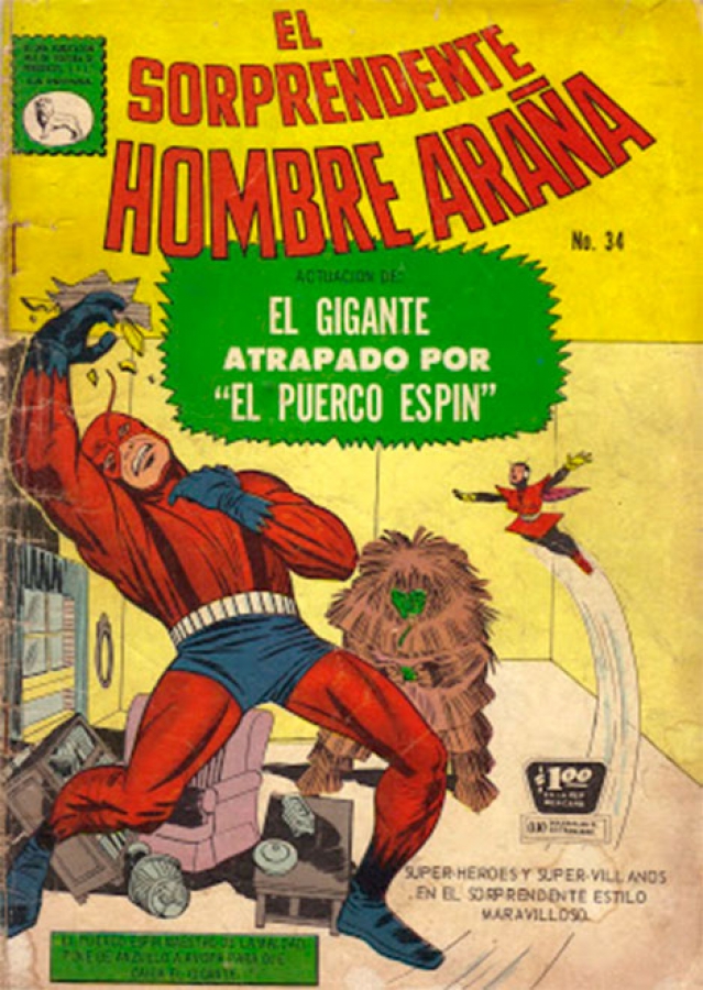 SPIDERMAN (1963, LA PRENSA) -EL SORPRENDENTE HOMBRE ARAÑA- 34 - Ficha de  número en Tebeosfera