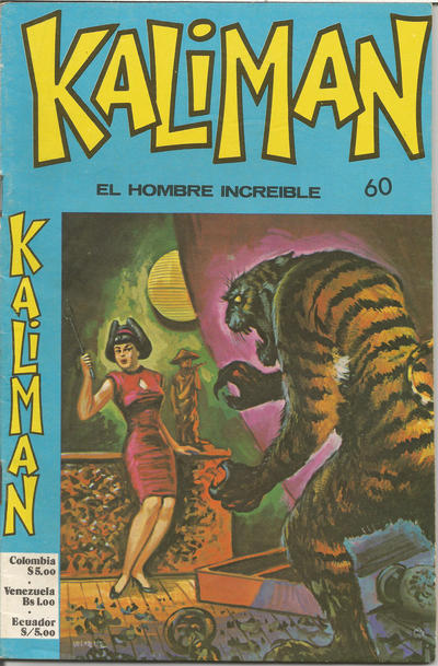 KALIMAN EL HOMBRE INCREIBLE (1965, CINCO) 60 - Ficha de número en ...