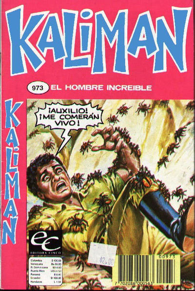 KALIMAN EL HOMBRE INCREIBLE (1965, CINCO) 973 - Ficha de número en ...