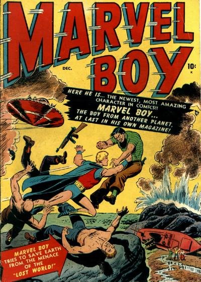 Marvel Boy 1950 Marvel Ficha De Personaje En Tebeosfera