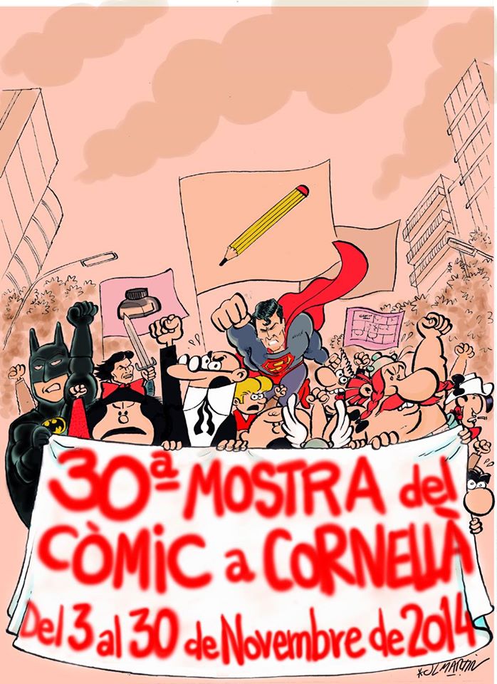 30 Mostra De Cómic A Cornellà 2014 Ficha De Promoción En Tebeosfera