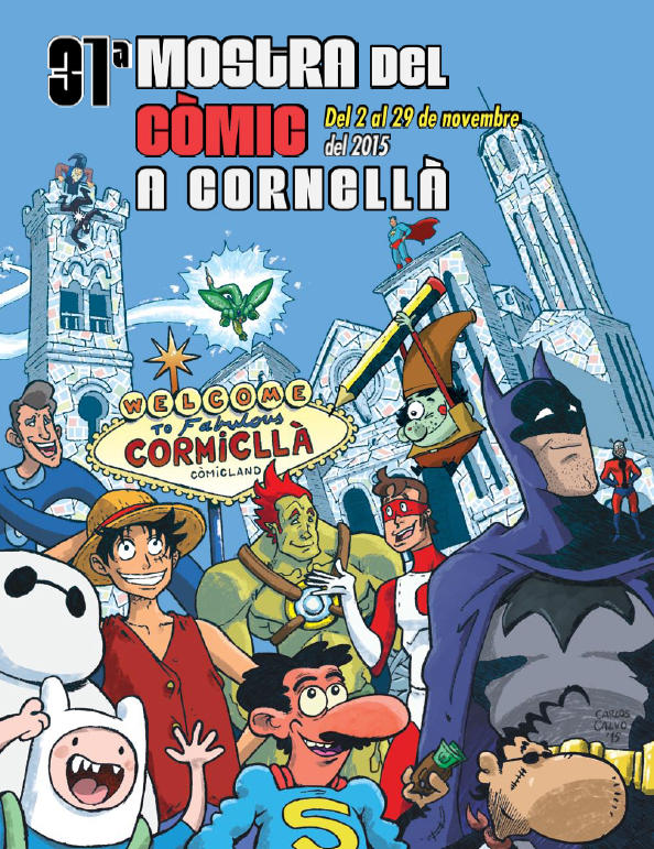 31 Mostra De Cómic A Cornellà 2015 Ficha De Promoción En Tebeosfera