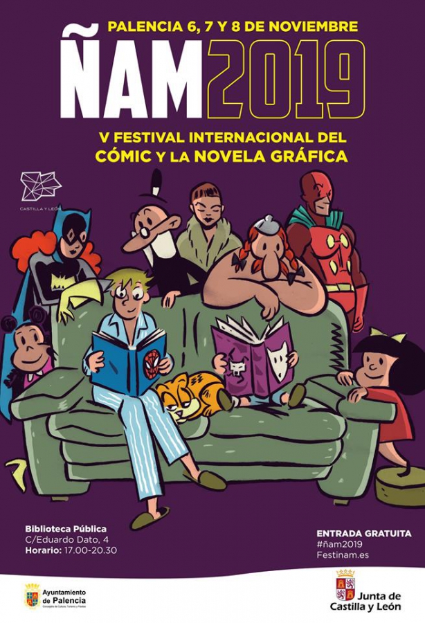 Ñam 2019 V Festival Internacional De Cómic Y Novela Gráfica Ficha De Promoción En Tebeosfera