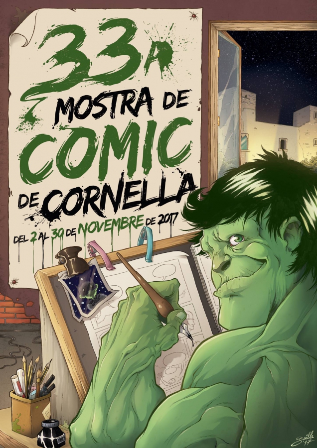 33 Mostra De Cómic De Cornellà 2017 Ficha De Promoción En Tebeosfera